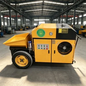 Baixo Consumo de Combustível Bomba de Concreto Diesel Portátil