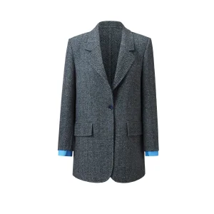 Premium Woolen Woven Blazer Coat