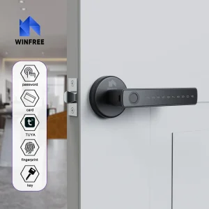 Tuya Remote Control Home Interior Fingerprint Electronic Smart Home Digital Door Lock