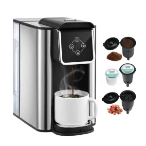 Hot Sale 120V 1150W Coffee Maker 3-in-1 Single Serve Ground Coffee Machine