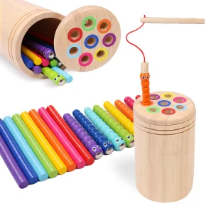 Baby Montessori Toys Magnetic Fishing Game