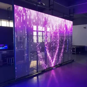 Transparent LED Display Indoor P3.91 P7.8 Shop Window Glass Flexible LED Screen