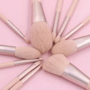 Pincéis de Maquiagem Rosa Atacado