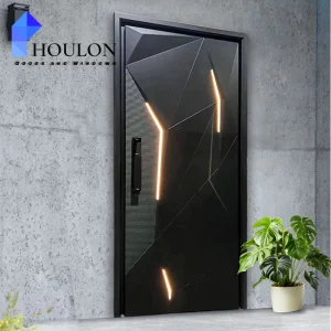 China Top Manufacturer Custom High Quality Steel Pivot External Security Doors