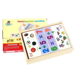 Montessori Wooden Number Math Game Sticks
