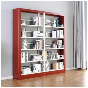 Modern Minimalist Metal Book Shelf Floor-standing Wrought Iron Bookcases & Bookshelves
