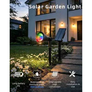 China Manufacture IP65 Solar Garden Spotlight