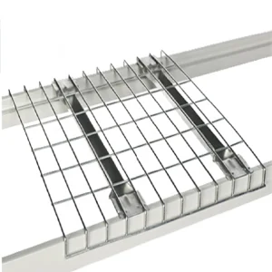 Good Quality Powder Coated Galvanized Warehouse Storage Flared Support Wire Mesh Decking for Pallet Racking Box Beam