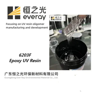 Low Shrinkage Good Yellowing 62303f Modified Epoxy Acrylate UV Resin for UV Ink