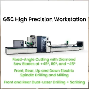 18-Axis CNC Laser Sawing Equipment for Precision Window and Door Cutting Manufacturing