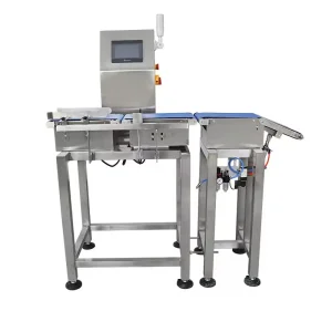 Conveyor Carton Box Dynamic Belt Weighing Scale Checkweigher Machine With Lifting Rejection System