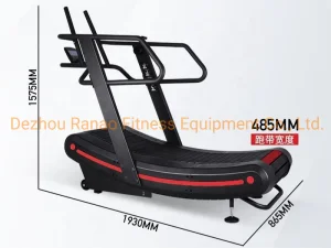 Fitness Equipment Four Models Gym Unpowered Treadmill Running Machine Curved Treadmill