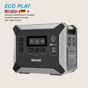 Portable Pure Sine Wave Power Station 2048wh LiFePO4 Battery MPPT Controller