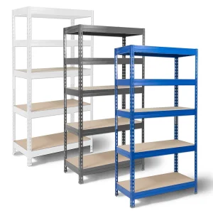 Heavy Duty Adjustable 5 Layer Stacking Boltless Rivet Steel Storage Shelving