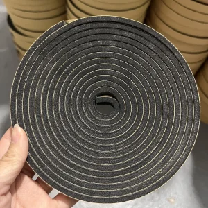Roof Panel Self Adhesive Flat Vent Foam Sponge Cabinet Door Sealing Strip Prevent Moisture Heat Resistant Anti-Aging Construction Applications Foam Weatherstrip