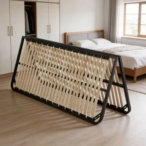 Folding Metal Slat Bed
