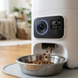 APP Controlled Feeder Dual Stainless Steel Bowls