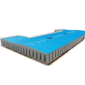 Light Steel Structure Design Building Material Storage Prefab Warehouse Recreational Facilities