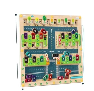 Wooden Alphabet Maze Puzzle