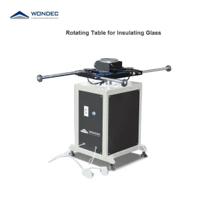 Insulating Glass Processing Production Line Double Glass Machine Rotated Sealant Spreading Table