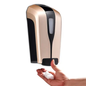Wall Mounted Manual Push Plastic Foam Hand Soap Dispenser