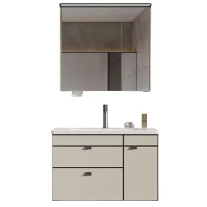 Factory Price with Good Quality Modern Bathroom Vanity with Sink Mirror Cabinet