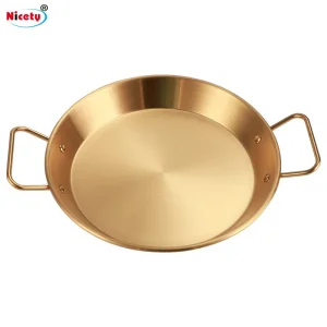 Camping Seafood Cooking Frying Pot Cookware Set Stainless Steel Binaural Saucepan