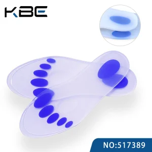 Silicone Gel Insoles for Shoes Cushioned Heel Insoles with Metatarsal Support
