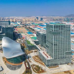 New Design Steel Structure Glass Exhibit Hall with High Quality