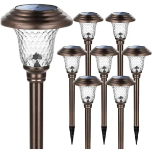 New Upgraded Monocrystalline Solar Garden Lights