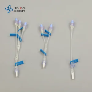 Medical Supply Factory Price Sterile Disposable Plastic Single/Double/Triple Lumen Needle Free Connector Valve with Extension Tube CE&ISO13485 OEM/ODM