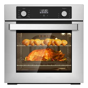 60cm Smart Single Oven Steam Convection 4/6/9/10 Functions Built-in Gas Electric Oven