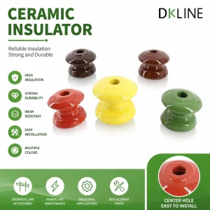 Disponibles insuladores de porcelana en bobina OEM ODM para soluciones completas