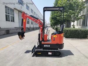Popular 1ton Mini Crawler Excavator with Boom Swing and Retractable Tracks