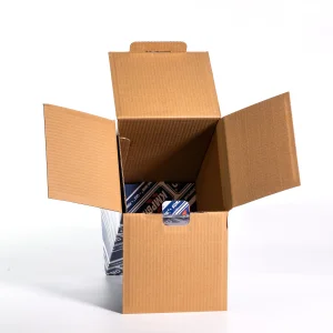 Recycle Flat Kraft Paper Cardboard Packaging Shipping Corrugated Carton Box