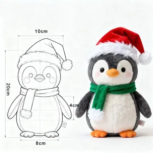 Wholesale Christmas Penguin Plush Toy