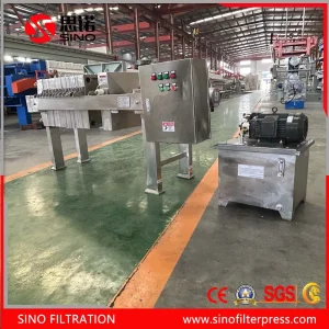 Sino Hydraulic Manual Stainless Steel Filter Press