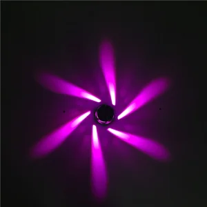 Surface Mounted Recessed LED Wall Lamp Ceiling Decorative Lights Windmill Shaped KTV bar Corridor Aisle Atmosphere RGB Lights
