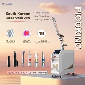 High Power 2025 Pico Tattoo Removal Picosecond Laser Machine for Salons