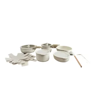 Aluminum Cookware Set Lightweight Kitchenware Induction Bottom Classic Design