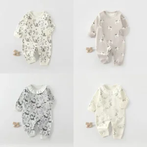 Ropa de bebé recién nacido de algodón, mono, bodysuit suave