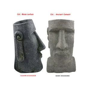 Easter Island Statuary Flowerpots