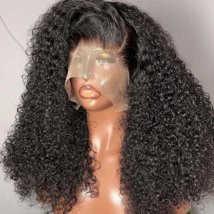 Cheap Kinky Curly Short Bob Wig Human Hair Lace Front Vietnamese Bob Natural Human Hair Wigs For Black Women Hd Lace Frontal Wig