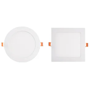 Indoor Ceiling 24W LED Slim Aluminum Square Round Commercial LED Panel Lighting