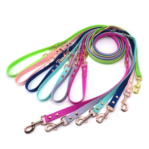 Wholesales Durable Heavy Duty Fashion Colorful Waterproof TPU Pet Dog Training Leash