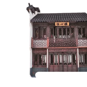 Pxwg Ancient Building Model Diy Handmade Assembly Production Materials