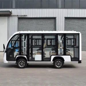 New Energy Sightseeing Car With 11 Seats for Scenic Area Tours Resort Shuttles Special Transportation Custom Golf Carts