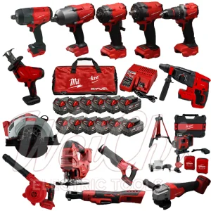 Customizable Combo Red M18 Cordless Tools