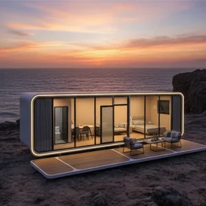 Modular House Prefab Tiny Mobile Space Capsule Home House Modern Prefabracated Container Building Container Apple Capsule Cabin Homestay Factory Price