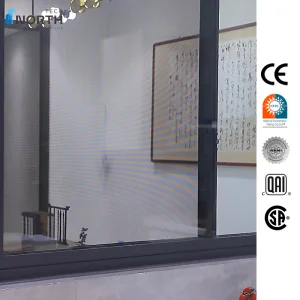 N8000 Series Modern Black Frame Aluminum Sliding Doors Windows Commercial Residential